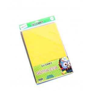 GOMA EVA A4 1.7MM COLORES SURTIDOS X PACK 10
