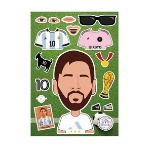 STICKERS MAKE A FACE PC MESSI X UNID