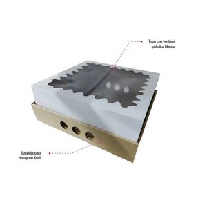 CAJAS PARA TORTA N° 25 "STAR" MANI CALA Y TAPA C/V X UNID