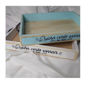 BANDEJA DE MADERA X UNIDAD