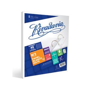 REPUESTO ESCOLAR RIVADAVIA N° 3 RAYADO X 48HJS