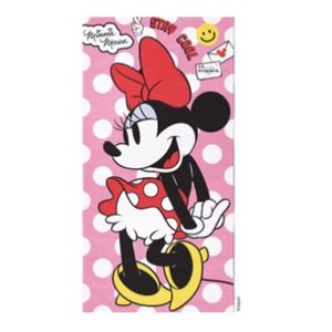 TOALLON TONDOSO MINNIE 70 X 130 X UNID