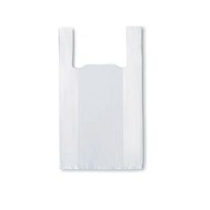 BOLSAS CAMISETA AD 40 X 50 BLANCAS REFOR X 100 UNID