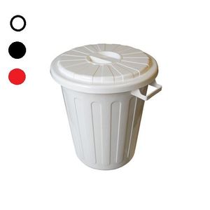CESTO PLASTICO REDONDO 60LTS + TAPA PLANA X UNIDAD