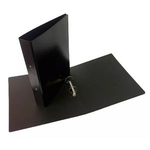 CARPETAS FIBRA NEGRA A4 EZCO 2 ANILLOS X UNIDAD