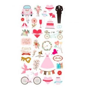 STICKERS DECORATIVOS VALETINES