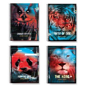 CUADERNO ARTE GLITCH S/RIG 29,7 80H RAY X UNID