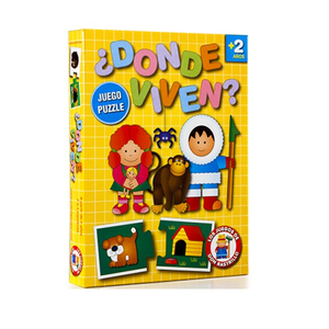 JUEGO DONDE VIVEN? PUZZLE H212 X UNIDAD