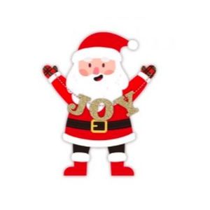 CENTRO DE MESA SANTA CLAUS 20CM X UNIDAD