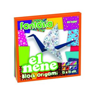 BLOCK "EL NENE" ORIGAMI FANTASIA 15 X 15 24HJS X UNIDAD