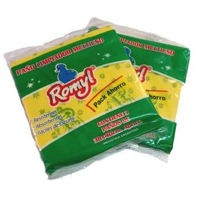 PAÑO MULTIUSO AMARILLO PACK AHORRO X 3 UNID