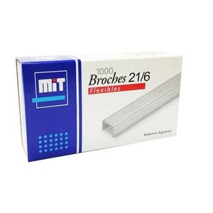 BROCHES MIT 21/6 X 1000 UNIDADES