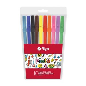 MARCADORES FILGO COLOR ESCOLARES 2210 X 10 UNIDADES