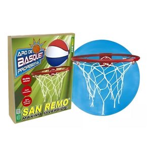 ARO DE BASQUET METAL REGLAMENTARIO SAN REMO X UNID