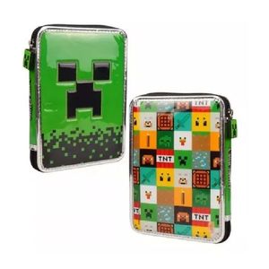 CANOPLAS MINECRAFT PVC 1P C/ UTILES X UNIDAD