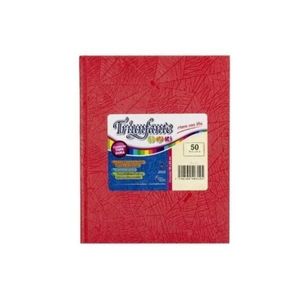 CUADERNO TRIUNFANTE T/D FOR/COC 1-2-3 X 50HJS CUAD ROJO