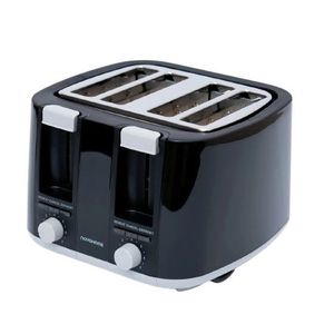 TOSTADORA NOVOHOME NEGRA 4 BAHIAS NH-TO040N X UNID