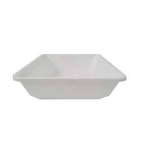 BATEA RECTANGULAR BLANCA CHICA 30X22X7 X UNIDAD