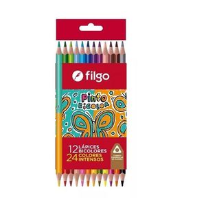 LAPIZ "FILGO" BICOLOR X 12 UNIDADES