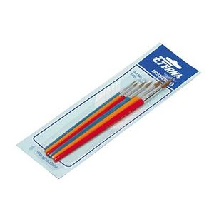 PINCEL ESCOLAR PAGODA SET X 6 UNIDADES