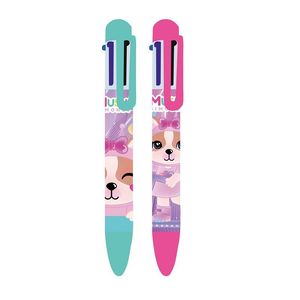 LAPICERA BALLPEN 6 COLORES SIMONES X UNIDAD