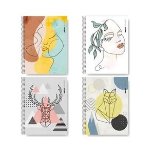 CUADERNO ARTE MINIMALISTA S/ RIG 16 X 21 80H RAY X UNID