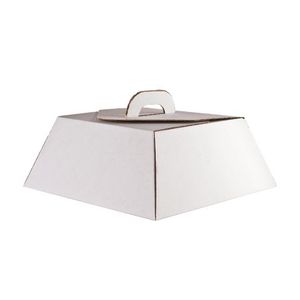 ESTUCHE PARA TORTAS "MICRO" 31X31X13 BLANCO X UNIDAD