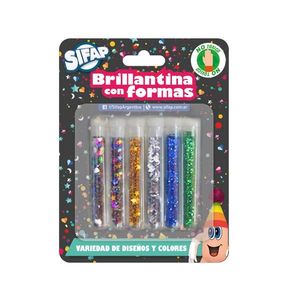BRILLANTINA GIBRE C/FORMAS X 6 X UNIDAD