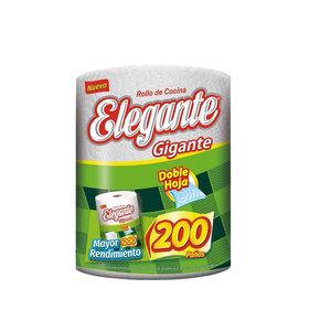 ROLLOS DE COCINA "ELEGANTE" 200 PAÑOS COD921 X UNIDAD