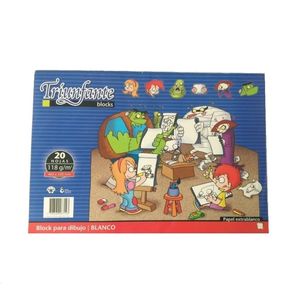 BLOCK DIBUJO TRIUNFANTE BLANCO N° 6 X 20HJS