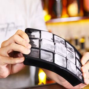 CUBETERA SILICONA 15 DIVISIONES NEGRO X UNI