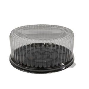 TORTERAS PET N° 370 NEGRA 110MM A 296MM D X 10 UNIDADES