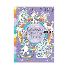 LIBRO MEGALIBRO PARA PINTAR UNICORNIOS X UNI
