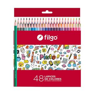 LAPIZ "FILGO" COLOR LARGO X 48 UNIDADES