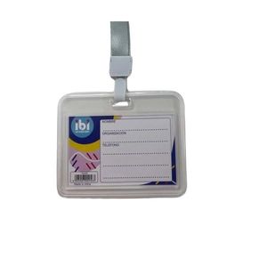 PORTA CREDENCIAL RIGIDO 100 X 80MM CON CINTA X UNIDAD