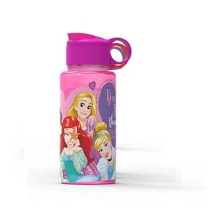 BOTELLA 500ML FLIP TOP PRINCESAS X UNIDAD