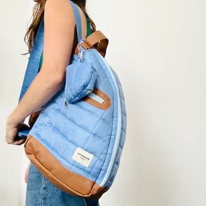 BOLSO MATERO MATELASSE "WM" PRISMA LAVANDA