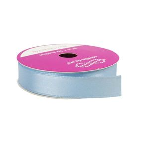 CINTA RASO DOBLE FAZ CELESTE 15MM X 10MTS X UN