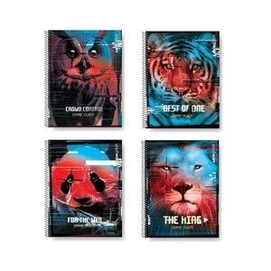 CUADERNO ARTE GLITCH S/RIG 16 X 21 80H RAY X UNID