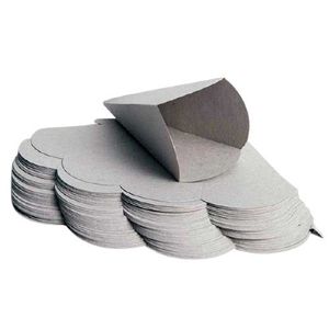 CUCURUCHOS PARA PAPAS FRITAS -GRIS- X 300 UNID