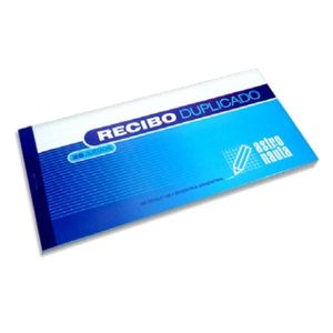 TALONARIO RECIBO 21X10CM DUPL. NUM 25HJS COD 120 X UNID
