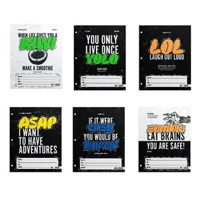 SEPARADORES DE MATERIAS GRUNGE N° 3 X UNID