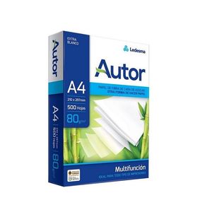 RESMA A4 80GRS "AUTOR" X UNIDAD