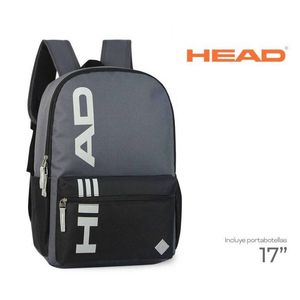 MOCHILA HEAD 27177 GRIS NEGRO