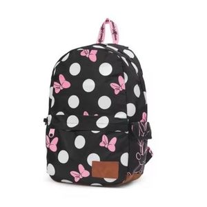 MOCHILA ESPALDA MINNIE LUNARES 17" X UNIDAD