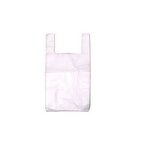 BOLSAS CAMISETA AD 30 X 40 BLANCAS X 100 UNIDADES