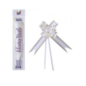 MOÑOS MAGICOS GRANDES BORDE DORADO X PAQ 10 UNI