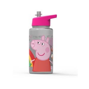 BOTELLA 500ML STRAW TOP PEPPA X UNIDAD