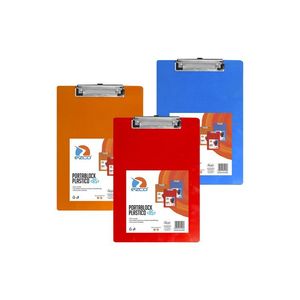 PORTA BLOCK EZCO A5 PLASTICO X UNIDAD