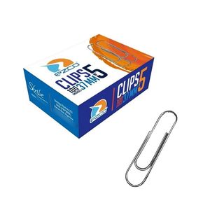 CLIPS METALICOS NIQUE "EZCO" N° 5 37MM X CAJA 100 UNID